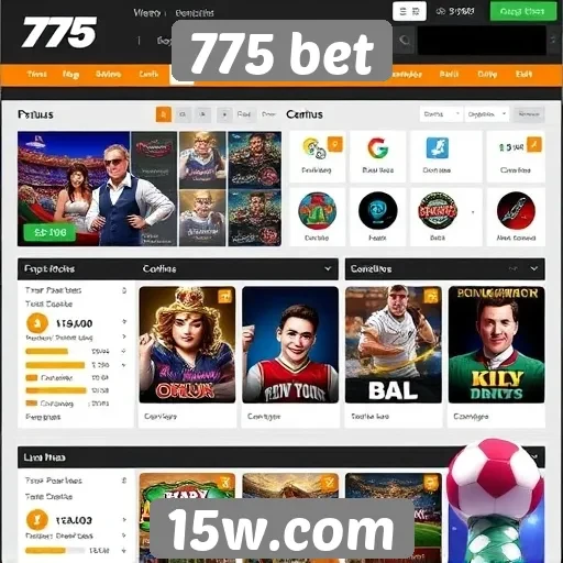 Análise das funcionalidades do site 775 bet